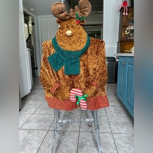 Holiday Moose chair cover